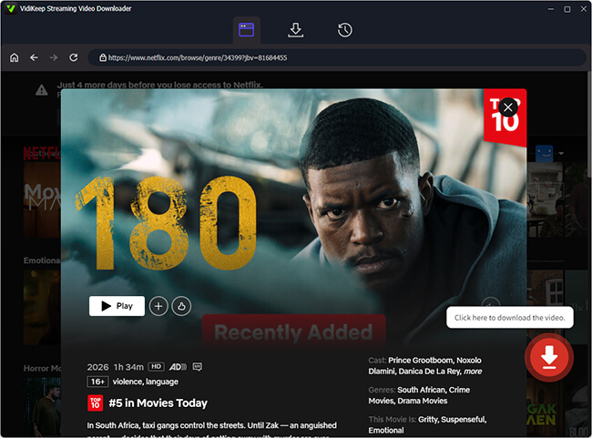 add favorite videos to download