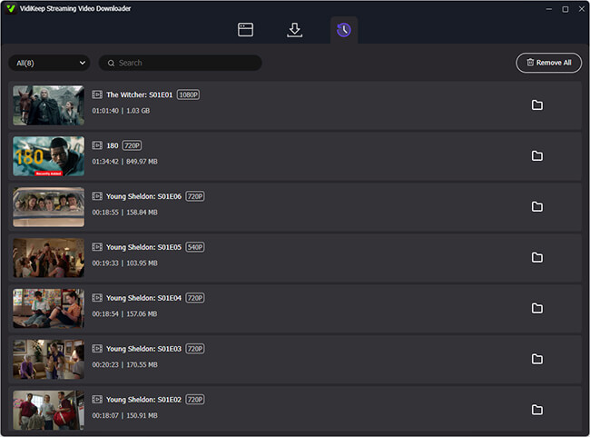 view downloaded videos