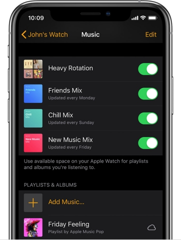 download spotify playlist to apple watch