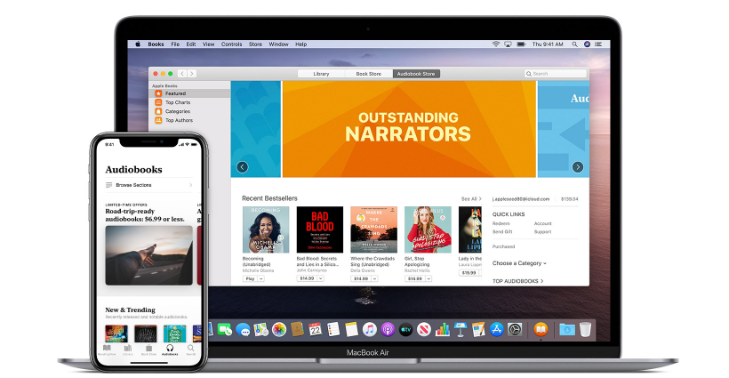apple audiobook