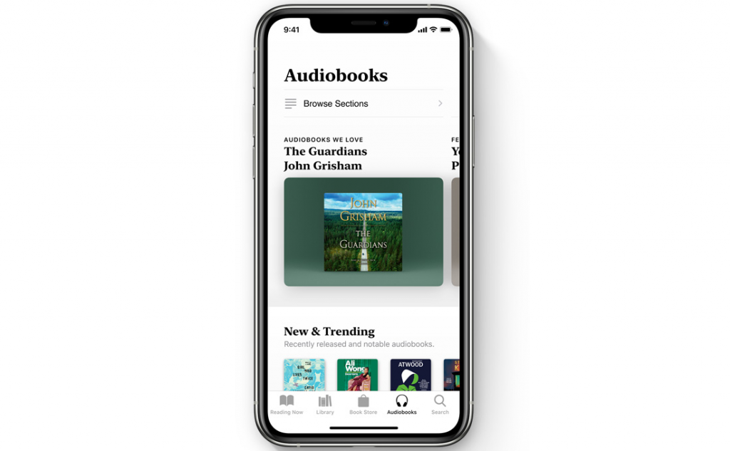 audiobook store