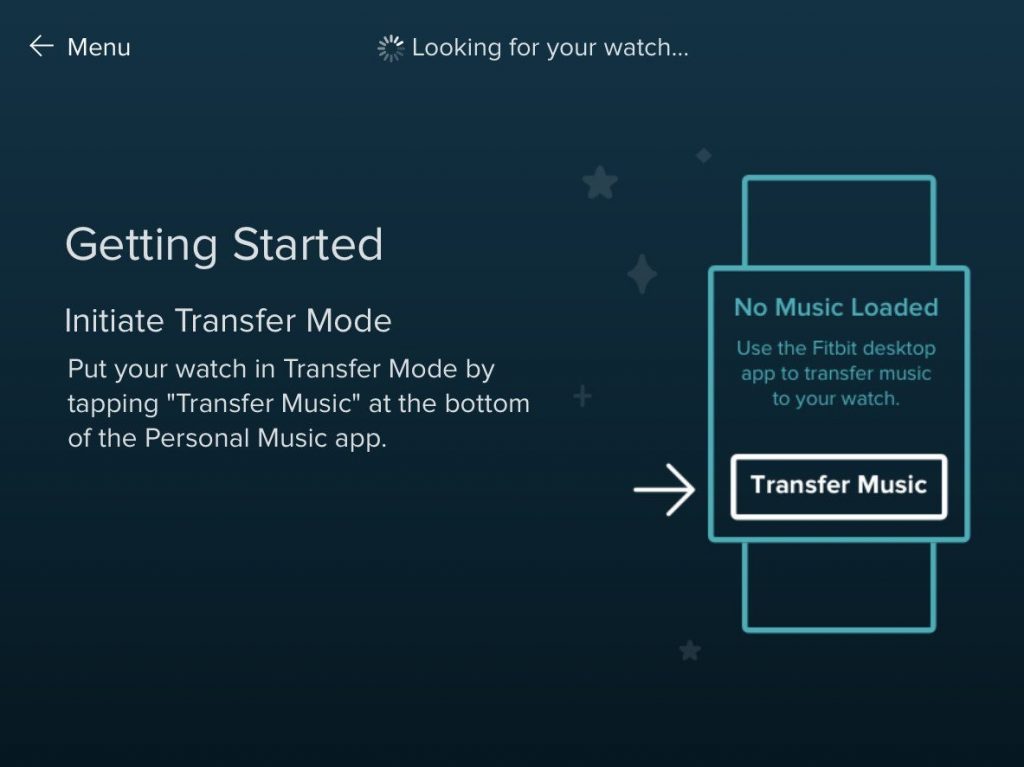 add music to fitbit