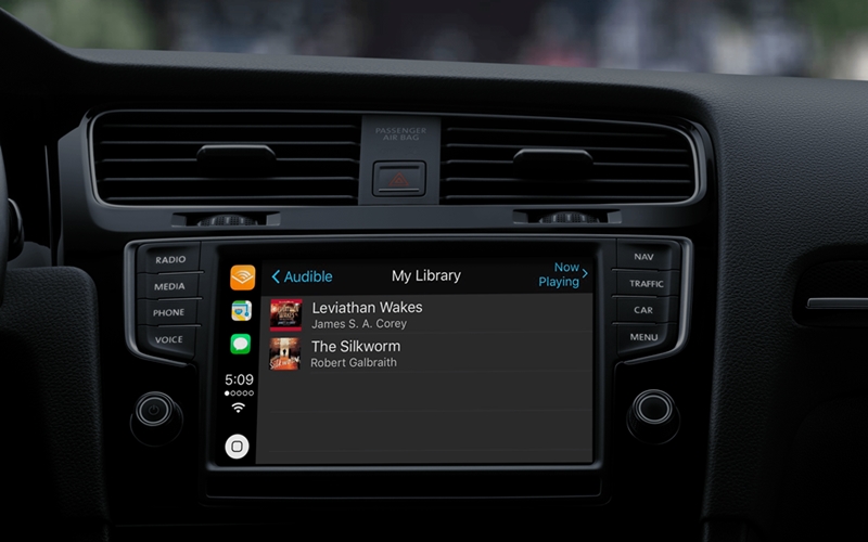play audible in the car