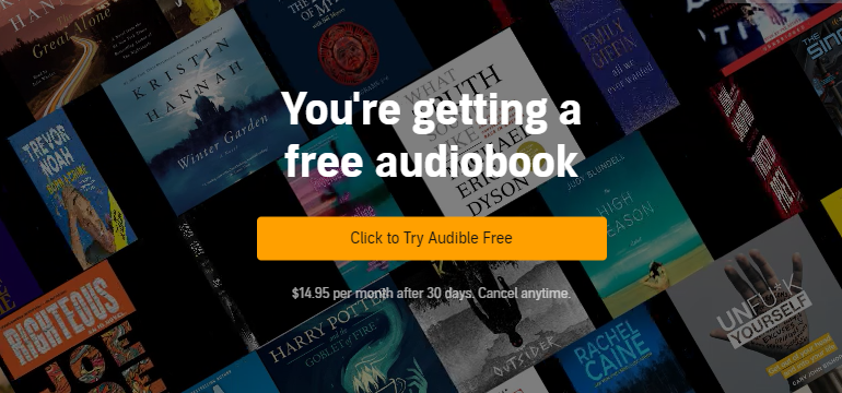 get free audible audiobooks