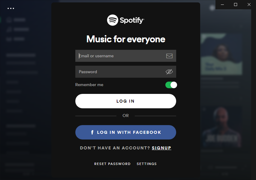 spotify login spotify login