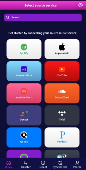 use musconv to add spotify playlist to deezer