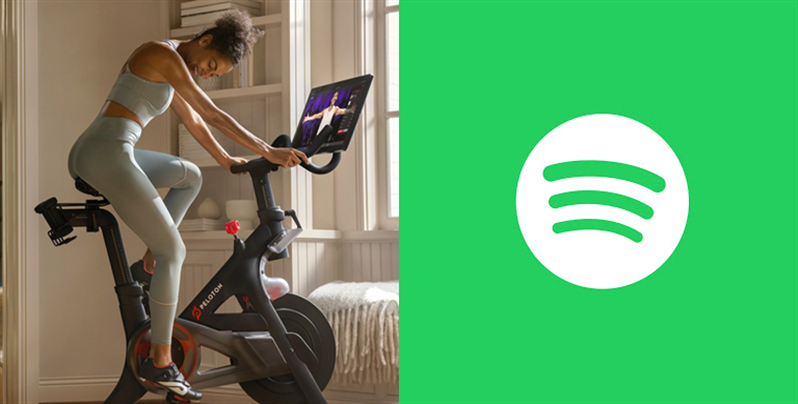 spotify music to peloton