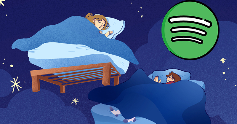 set sleep timer on spotify