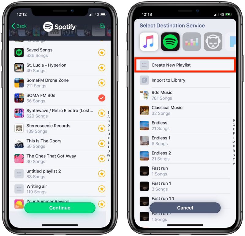 transfer spotify playlist to apple music free