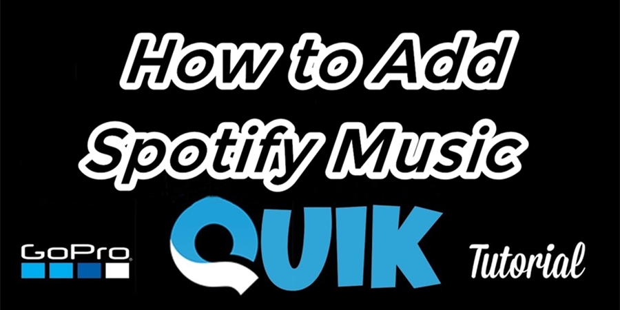 add spotify music to quik