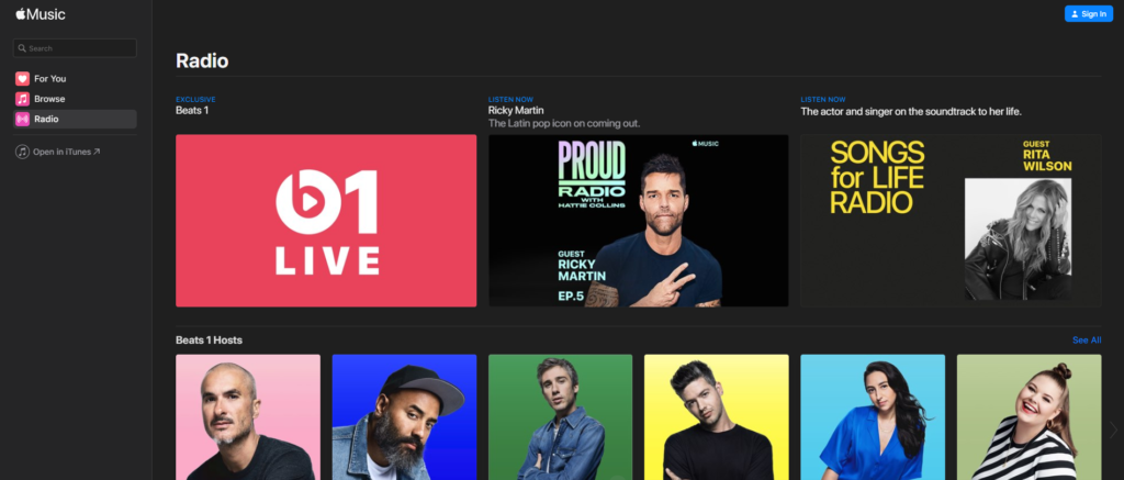 listen to beats 1 without apple music