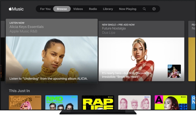 instalar app apple music en samsung tv