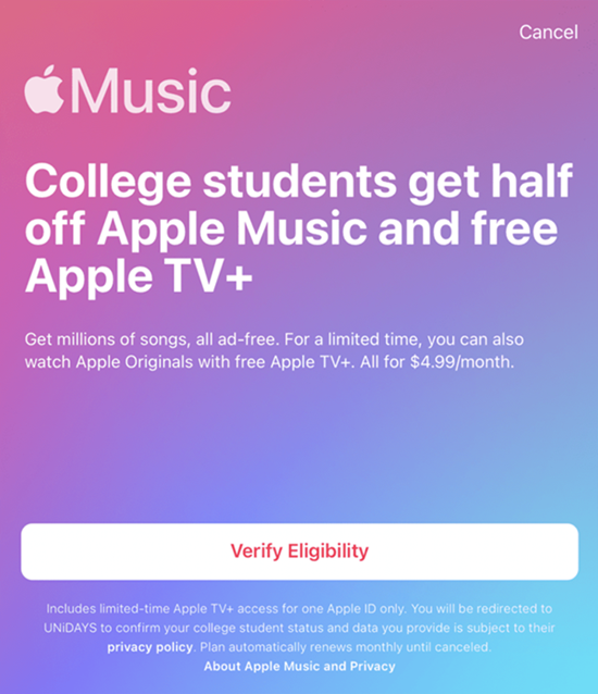 Why can't I play any downloaded music from my 2 week trial or