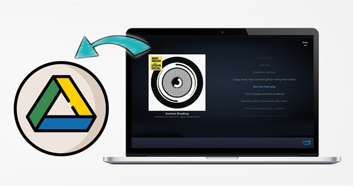 upload amazon music to google drive