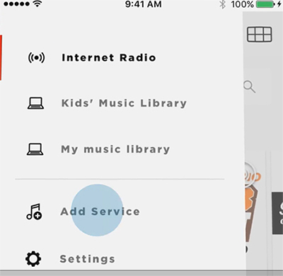 add service to soundtouch app