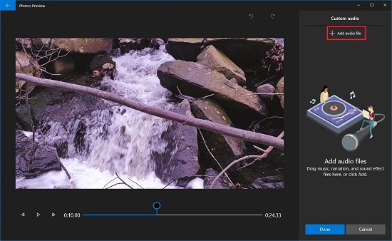 add music to photos