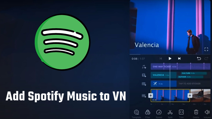 how to add music in vn video editor