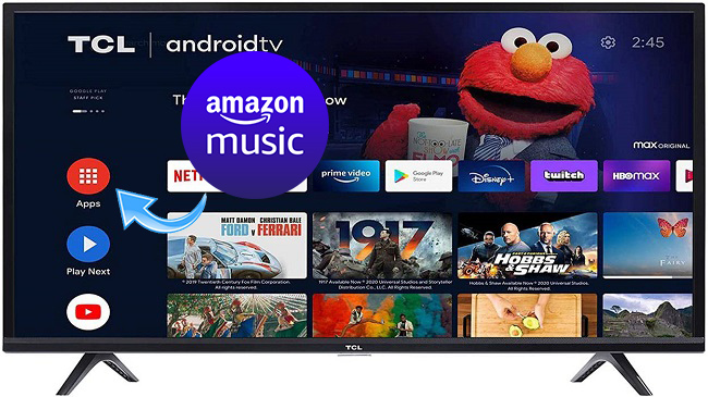 play amazon music on tcl tv