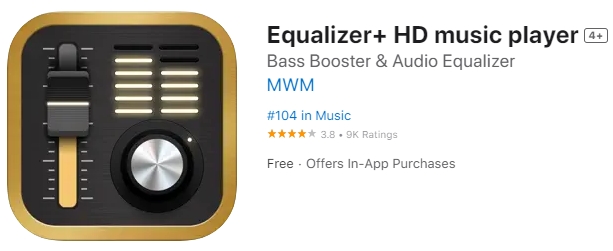 Amazon Music App Equalizer