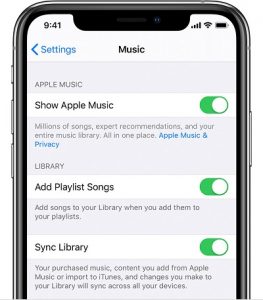add local file to apple music iphone