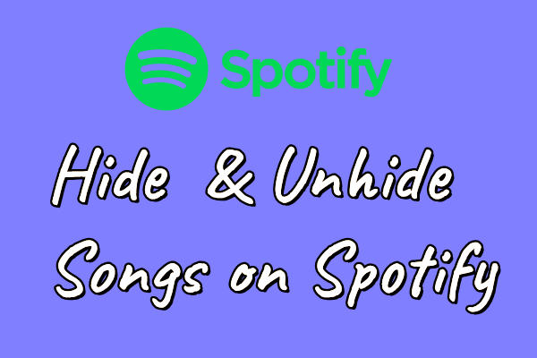 How to hide (or unhide) songs you don't want to hear on Spotify