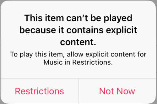 explicit content in music