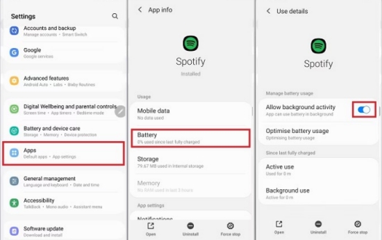 how to remove spotify from lock screen while playing music