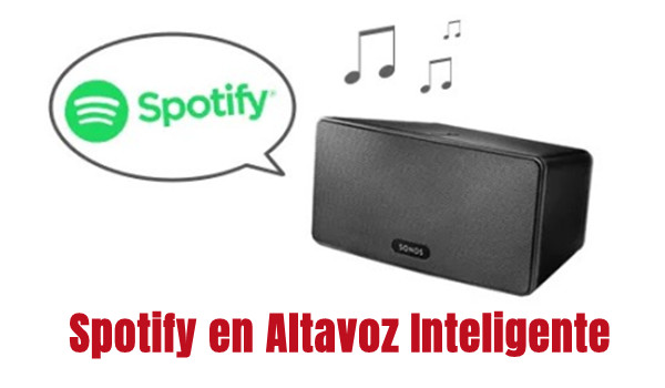 spotify en altavoz inteligente